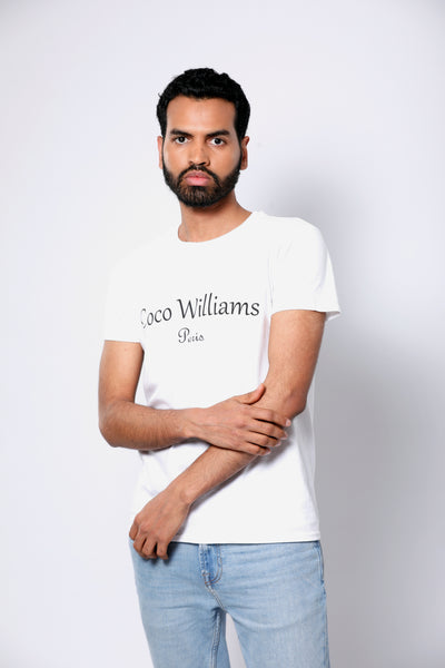 White men's t-shirt - Coco Williams