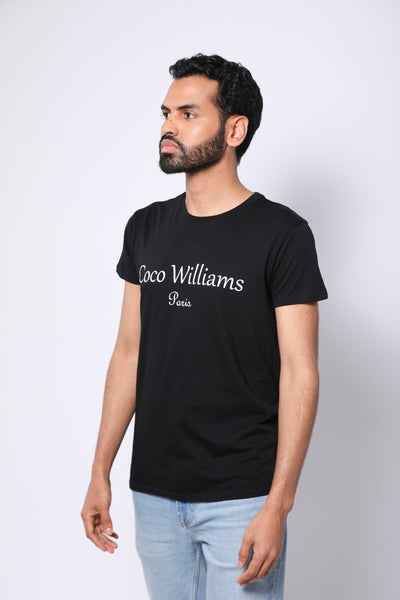 Black men's t-shirt - Coco Williams