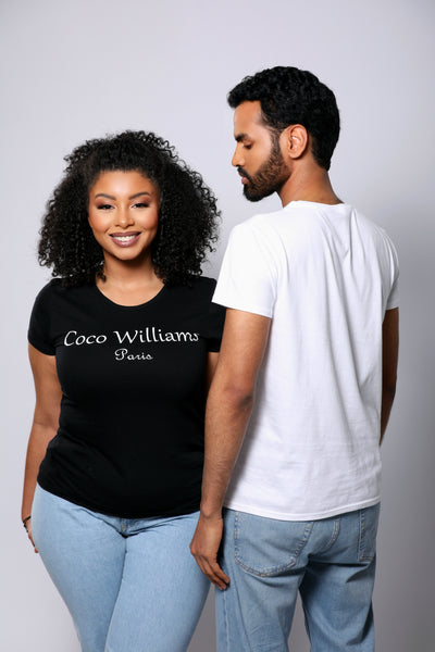 Women's black t-shirt - Coco Williams