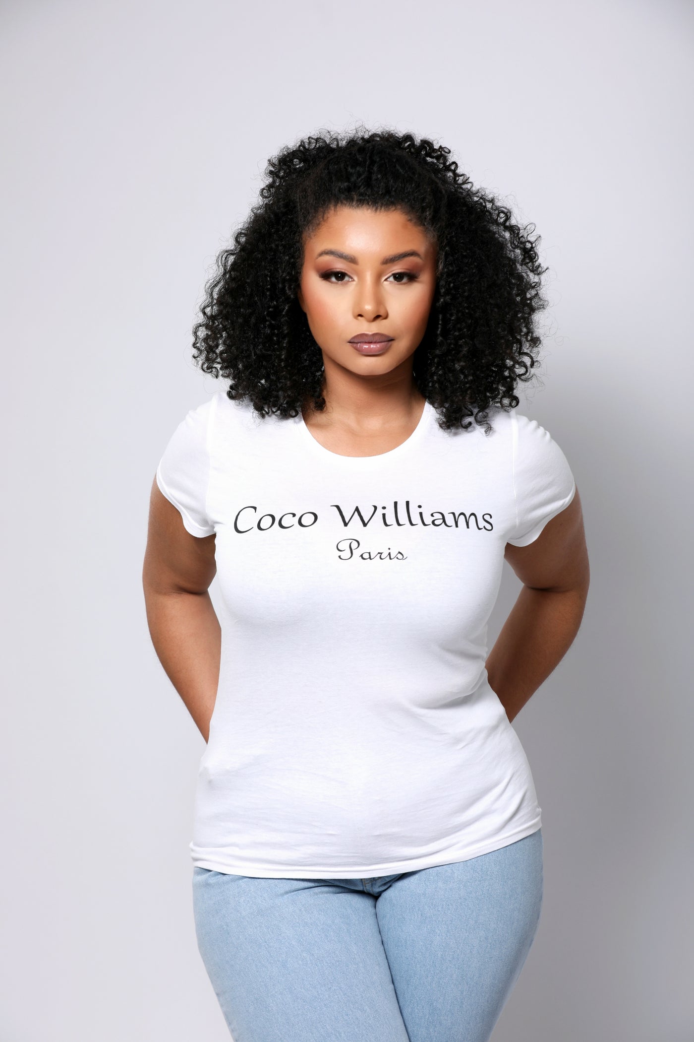 Women's white t-shirt - Coco Williams