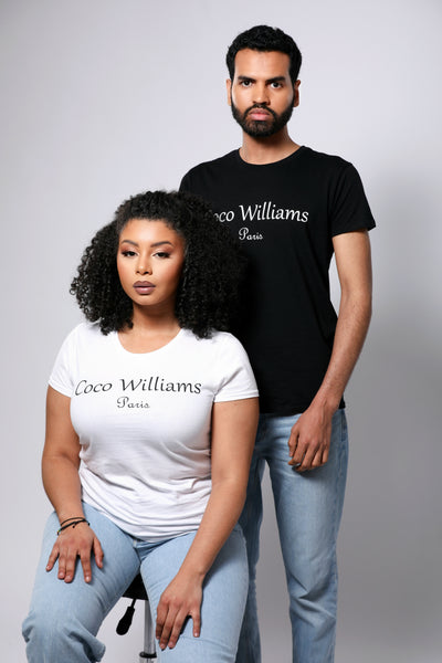 Women's white t-shirt - Coco Williams