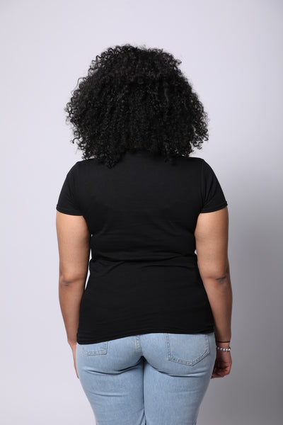 Women's black t-shirt - Coco Williams
