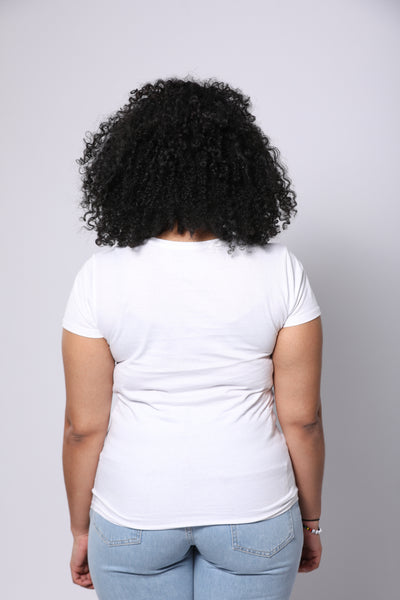 Women's white t-shirt - Coco Williams