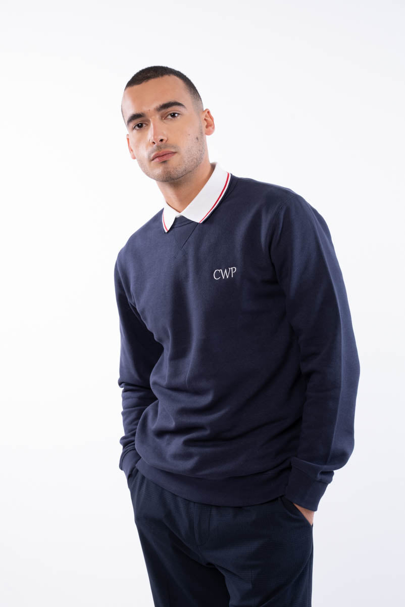 Blue sweater - The Elegant