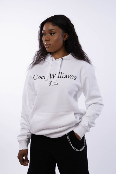 White hoodie - Coco Williams