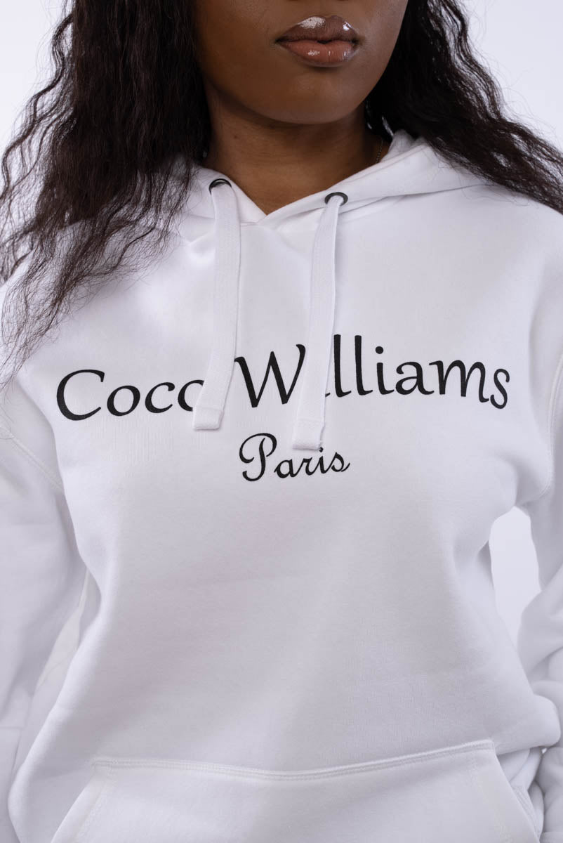 White hoodie - Coco Williams