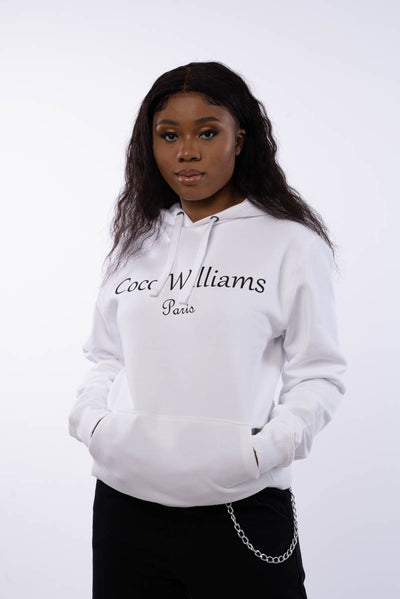 White hoodie - Coco Williams